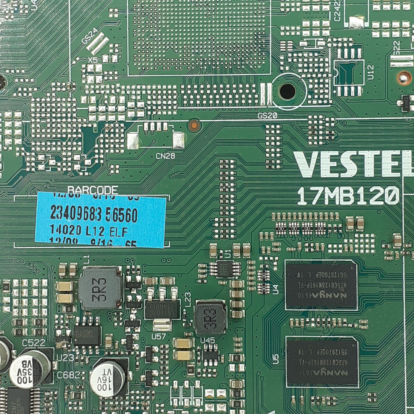 CARTE PRINCIPALE VESTEL 23410970 23409683 pour télé VESTEL