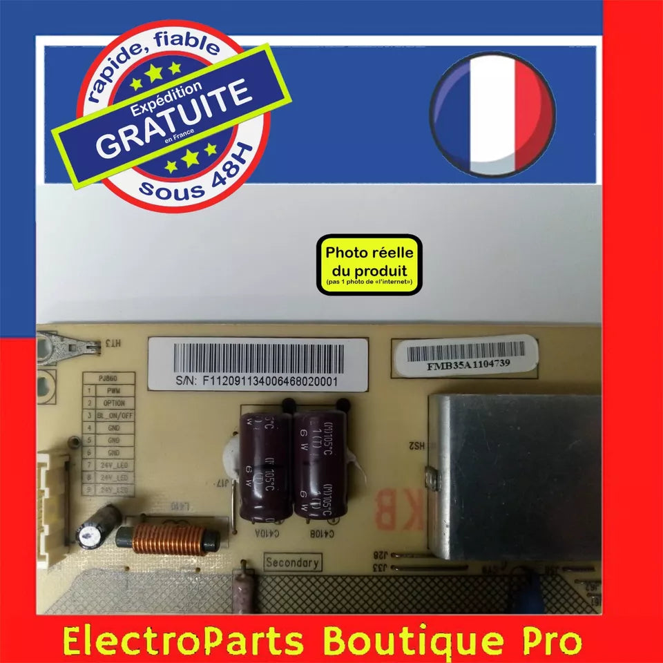 Carte d'alimentation N150A001L N11-150P1A REV:01 pour télé TOSHIBA 40TL8