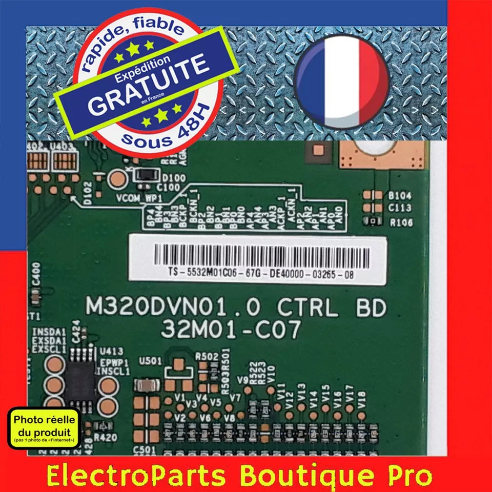 Carte T-CON AUO M320DVN01.0 32M01-C07 pour moniteur AOC 320LM00001
