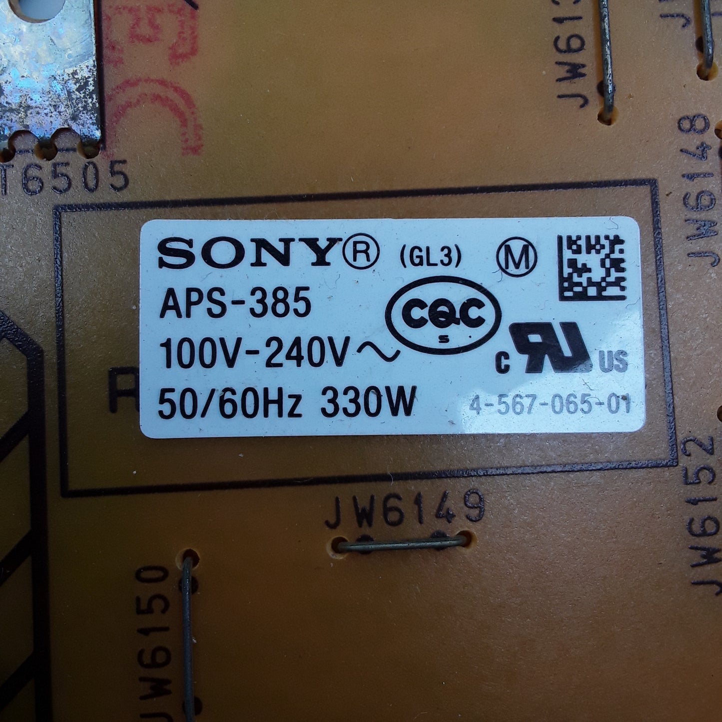 CARTE D'ALIMENTATION 147462011 pour télé SONY KD-55S8505C