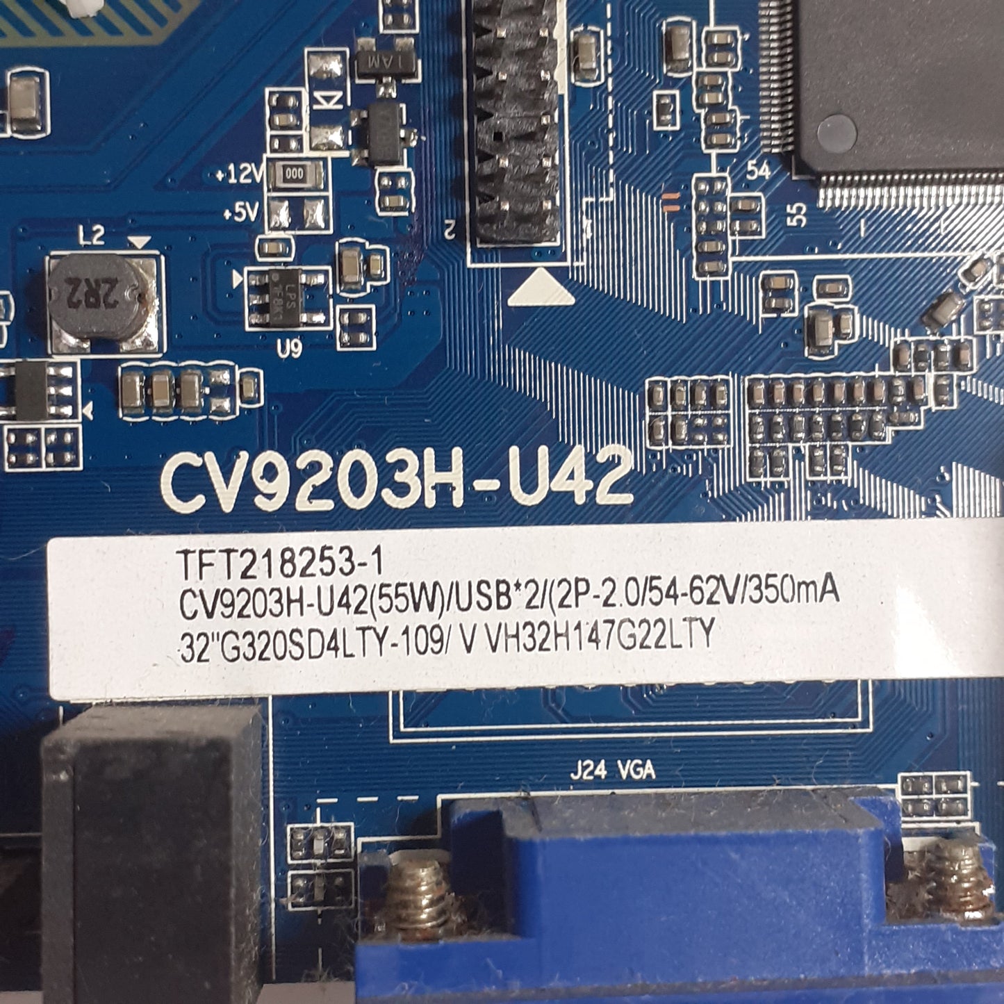 CARTE PRINCIPALE BJM1-132082-3T4G / CV9203H-U42 pour Télé BRANDT B3232HD LED
