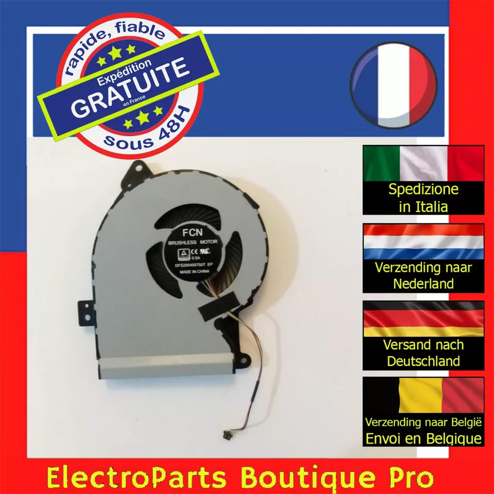 Ventilateur FCN DFS2004057S0T EP  pour PC PORTABLE ASUS X541NA