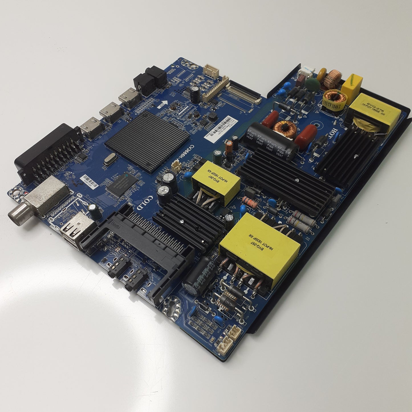 Carte principale combinée CV3686H-A50 / BJM1-155082-3T5G pour Télé BRANDT  B5506UHD LED