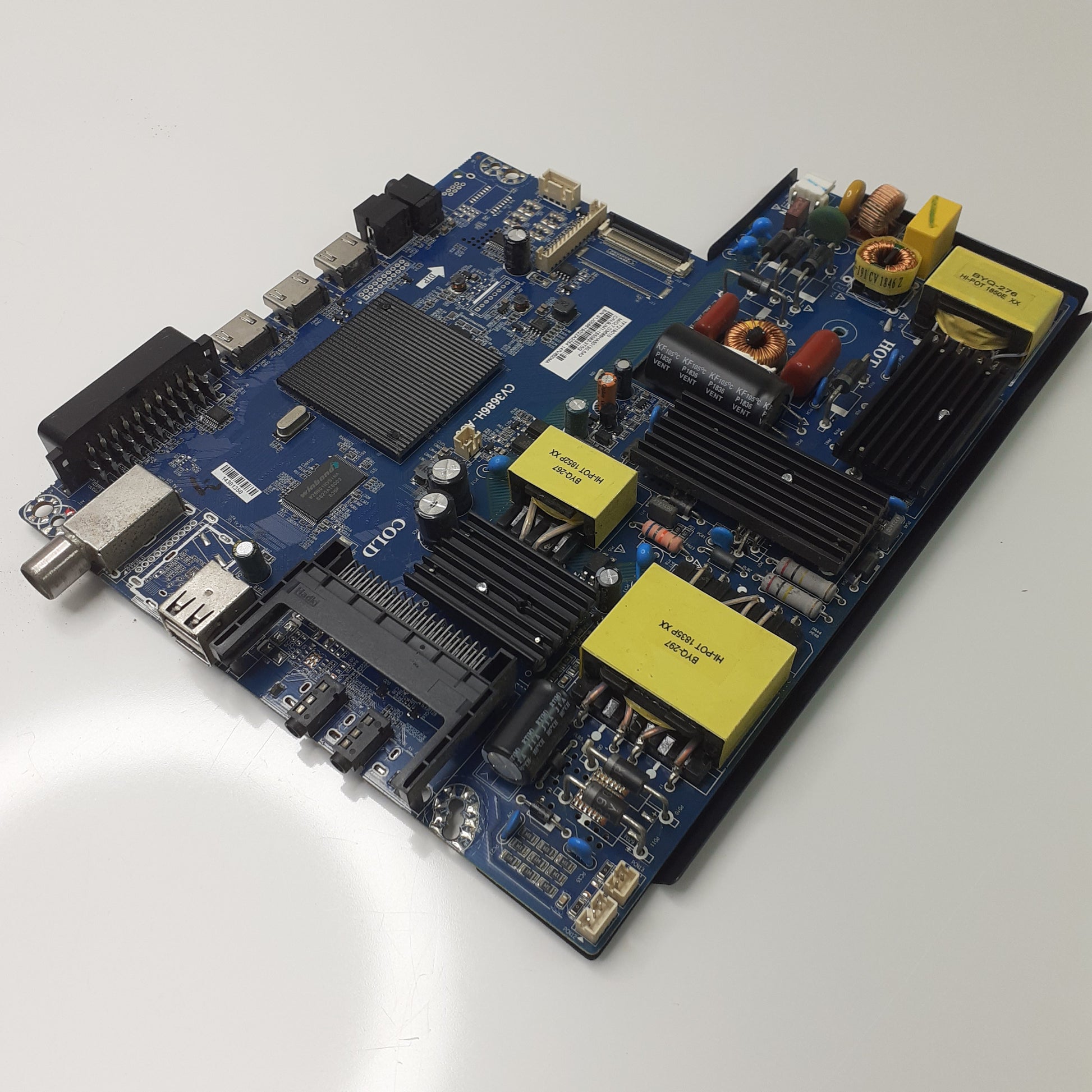 Carte principale combinée CV3686H-A50 / BJM1-155082-3T5G pour Télé BRANDT  B5506UHD LED