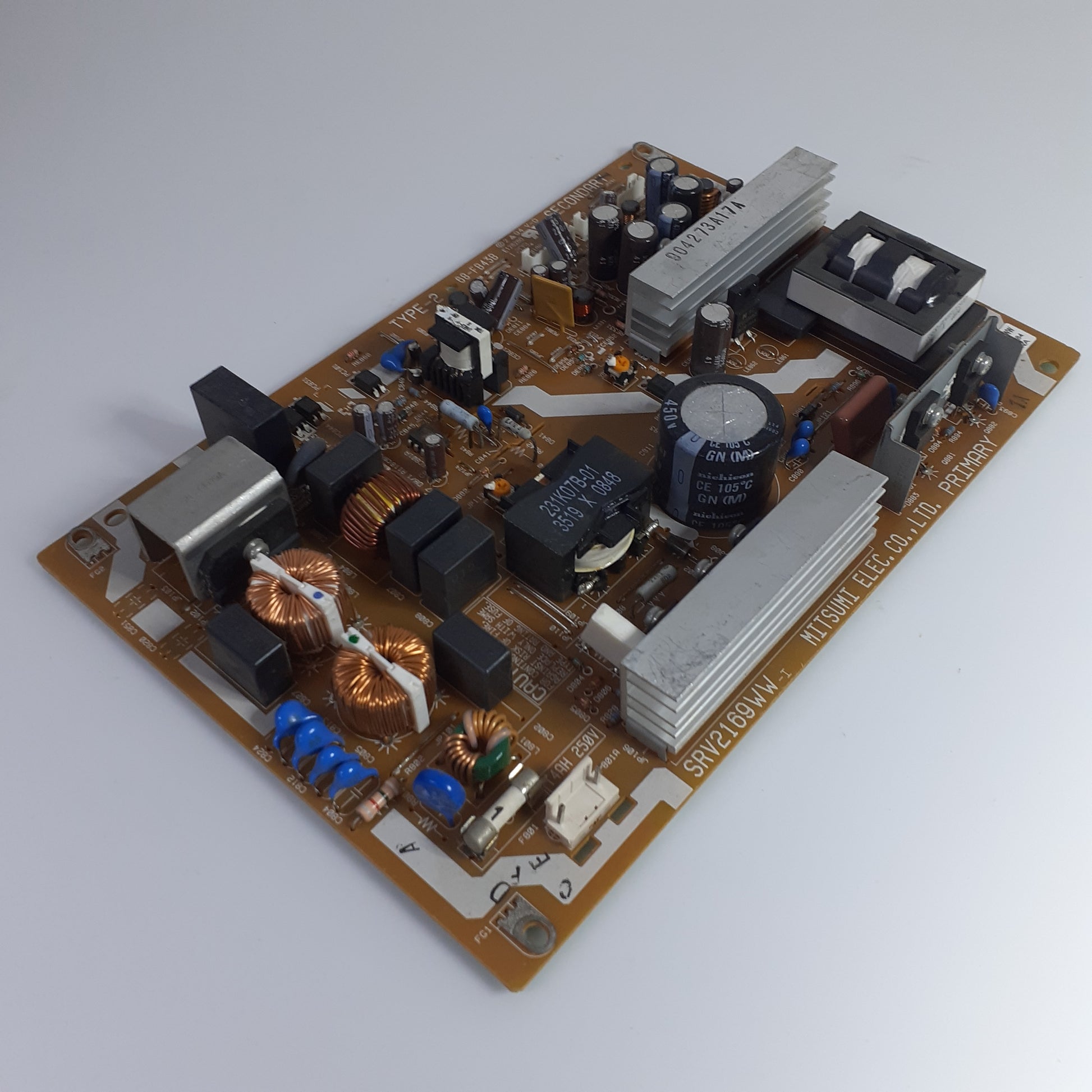 CARTE D'ALIMENTATION MITSUMI SRV2169WW 68-FB43B pour Télé MITSUMI 37XV635D