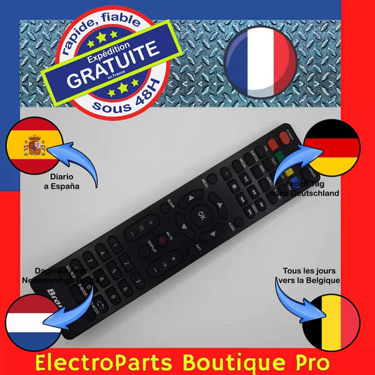 Télécommande JX-8092A  pour télé BRANDT  B5506UHD LED