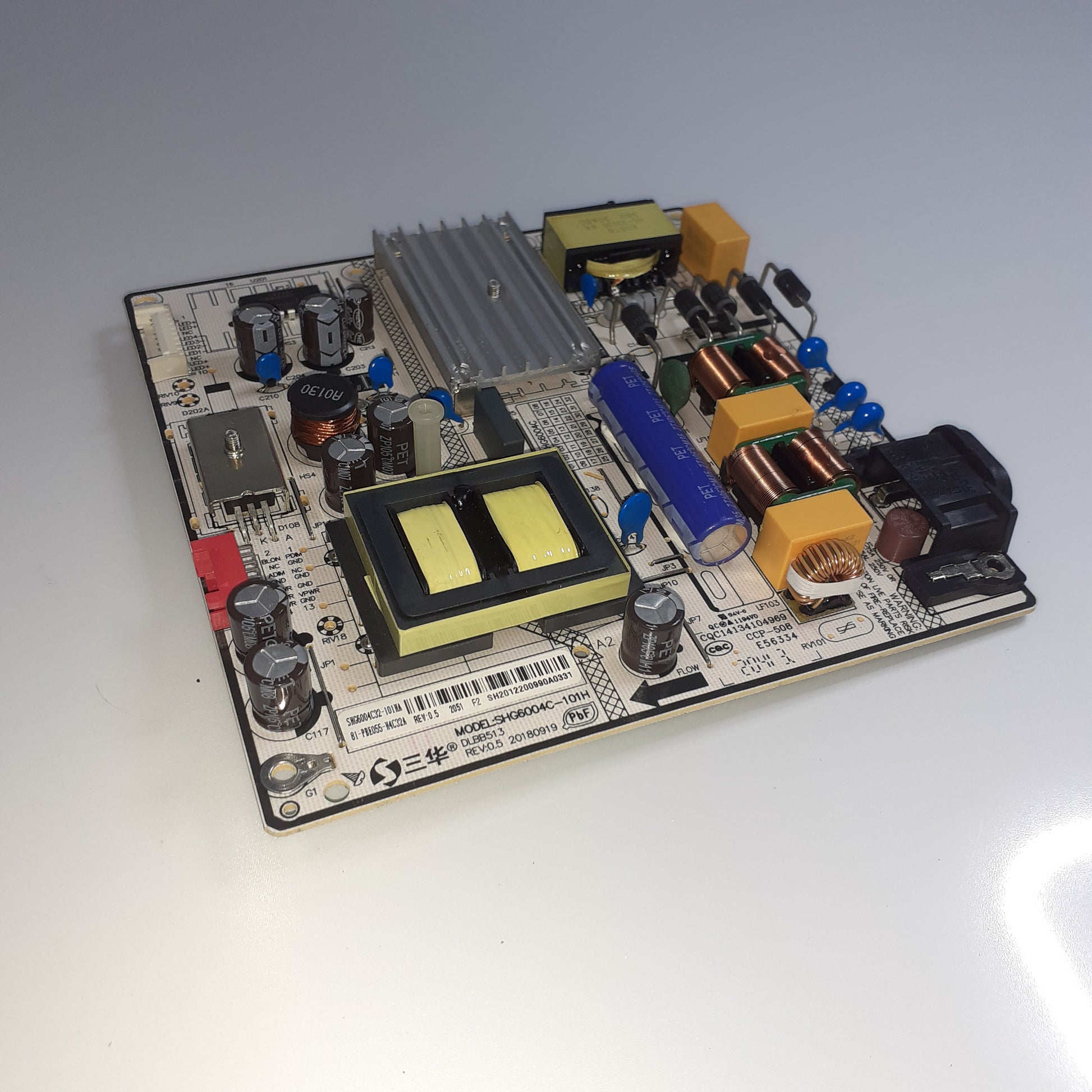 CARTE D'ALIMENTATION 81-PBE55-H4C32A / SHG6004C-101H pour Télé STRONG  SRT 55UC7433