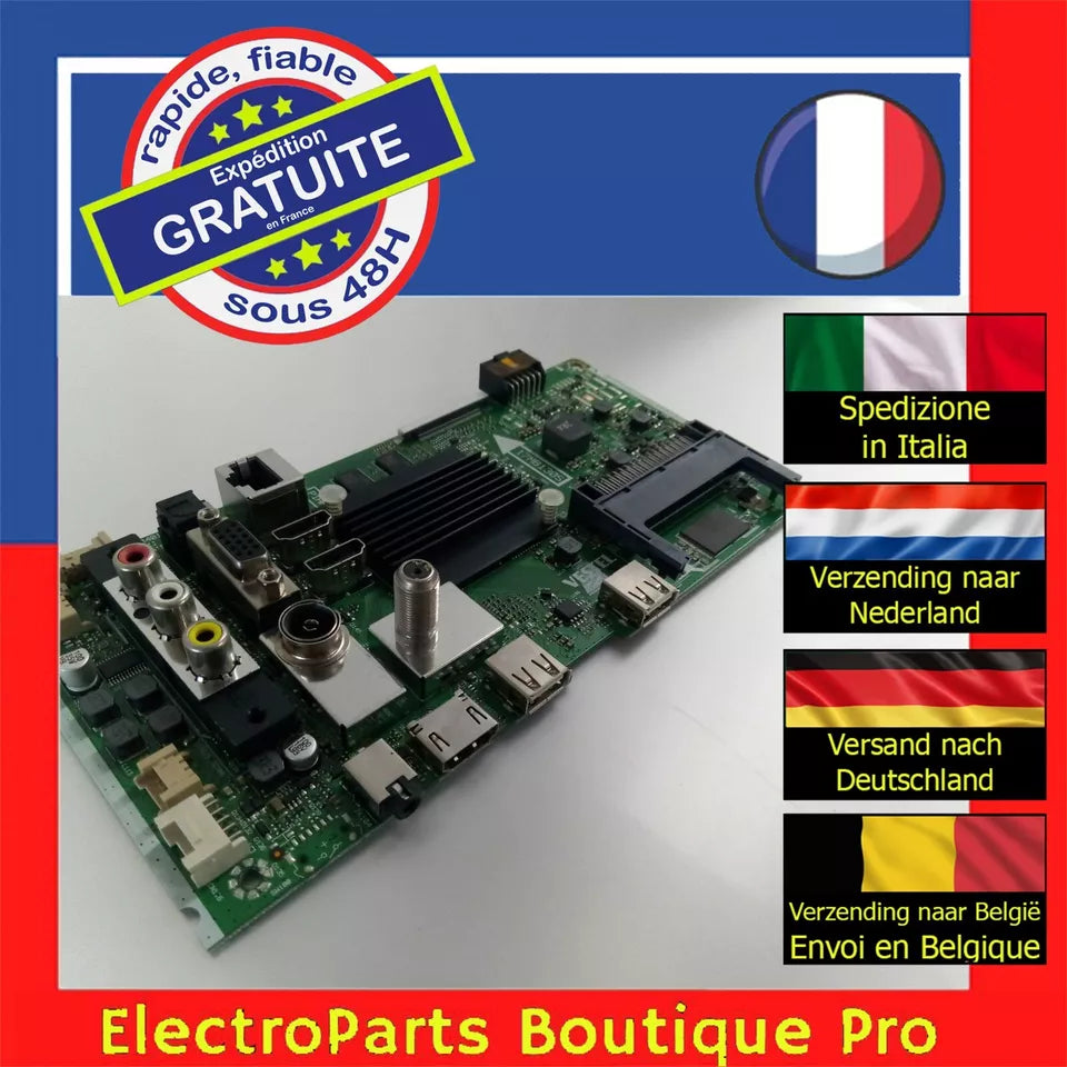 Carte principale VESTEL 17MB130S 23597396 pour télé HAIER LEU43V300S