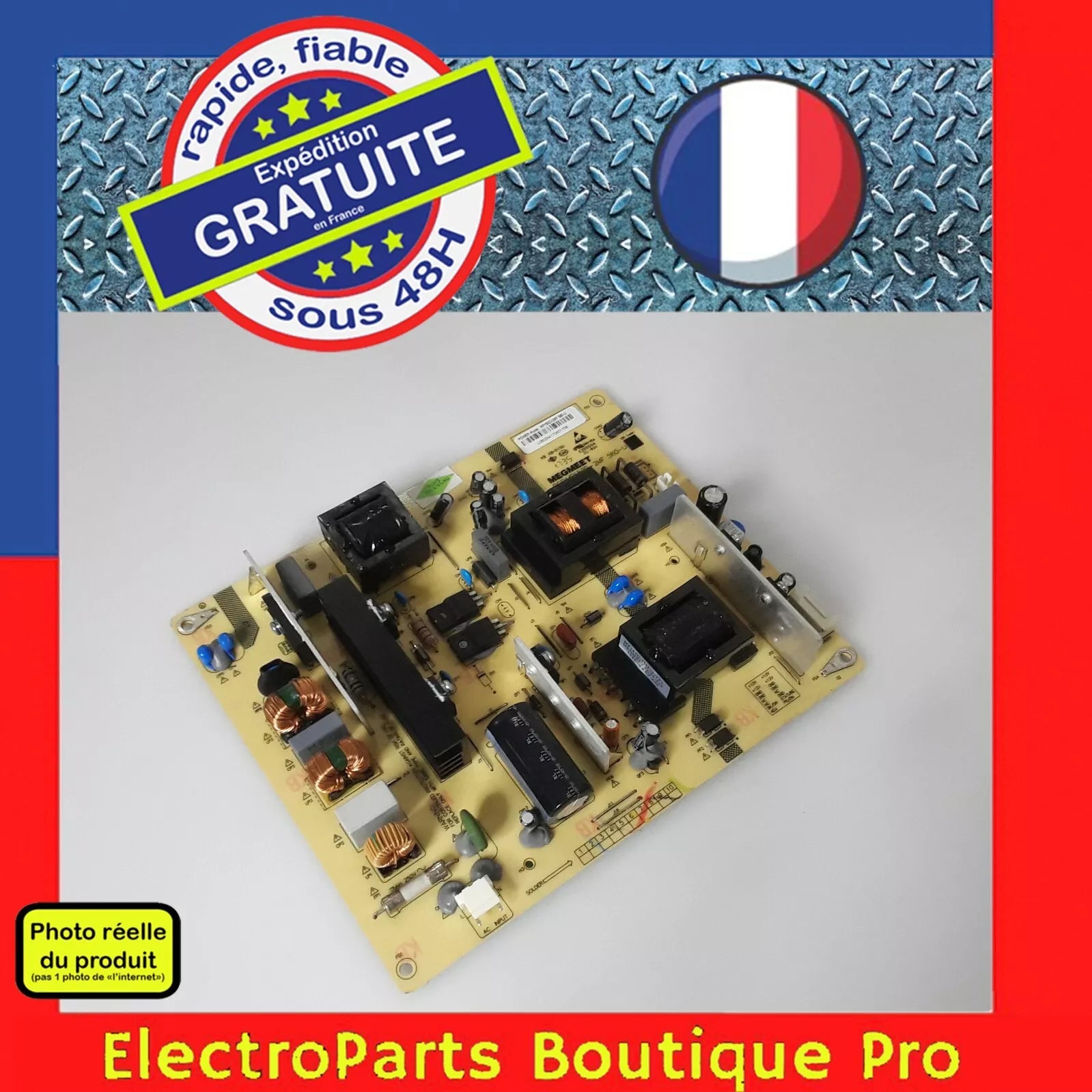 Carte d'alimentation  MP150D-2MF 560U pour télé BRANDT B4902UHD LED