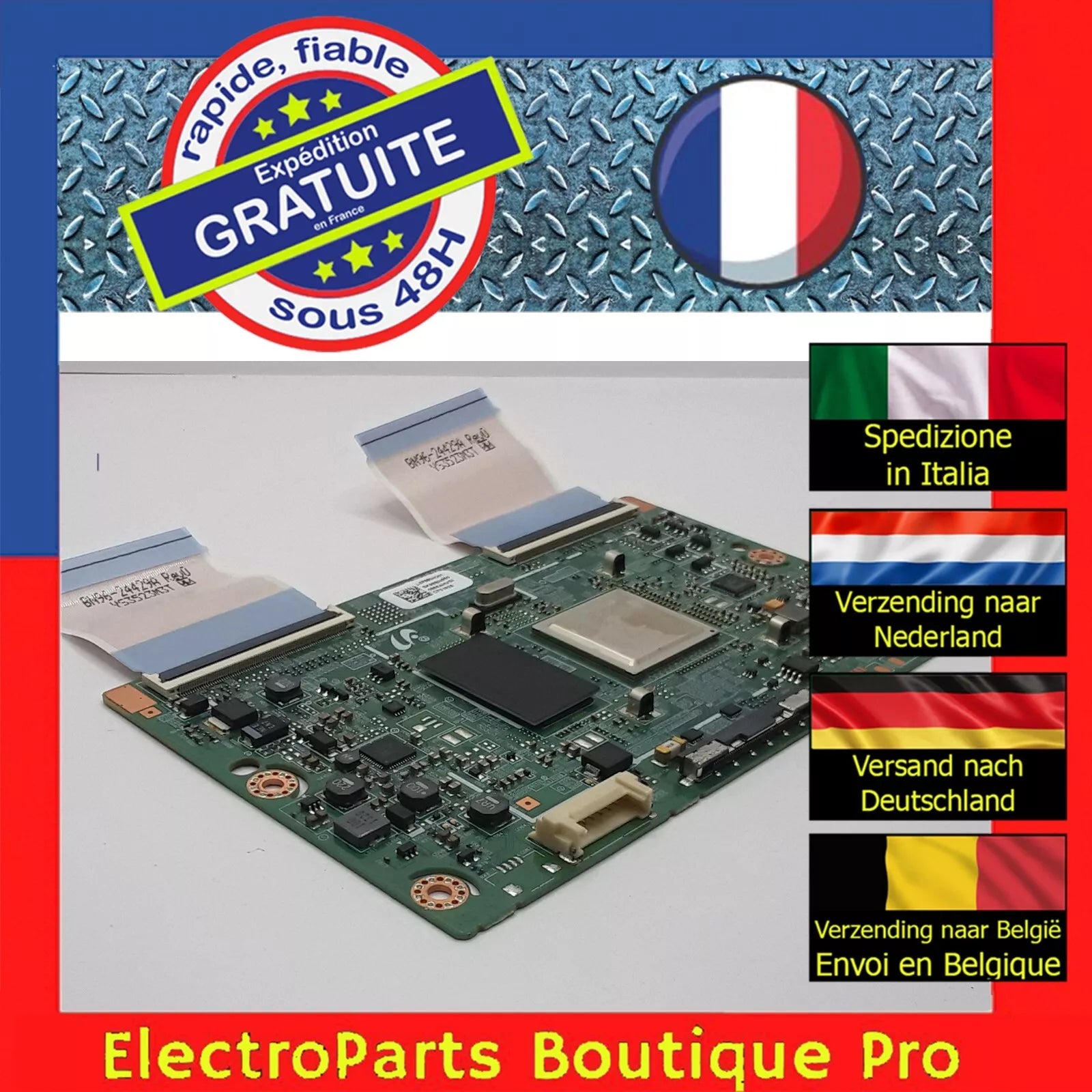 Carte T-CON BN41-019392 pour télé SAMSUNG UE55F80005 L