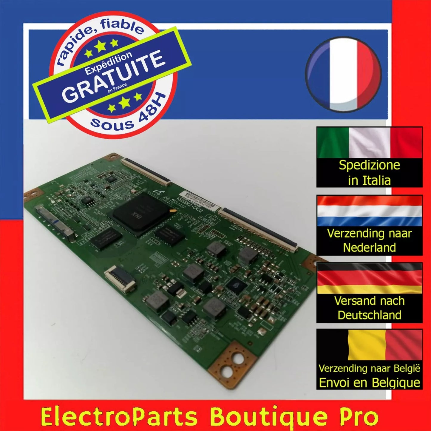 Carte T-CON V500DK2-CKS2  pour télé PHILIPS 50PUH6400/88