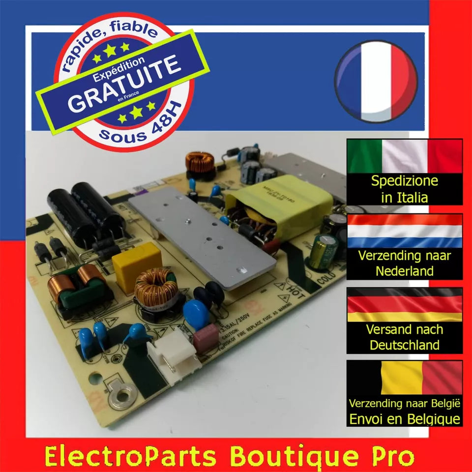 Carte d'alimentation AMTC TV3903-ZC02-01 pour télé SCHNEIDER SC-LED43SC300BSA