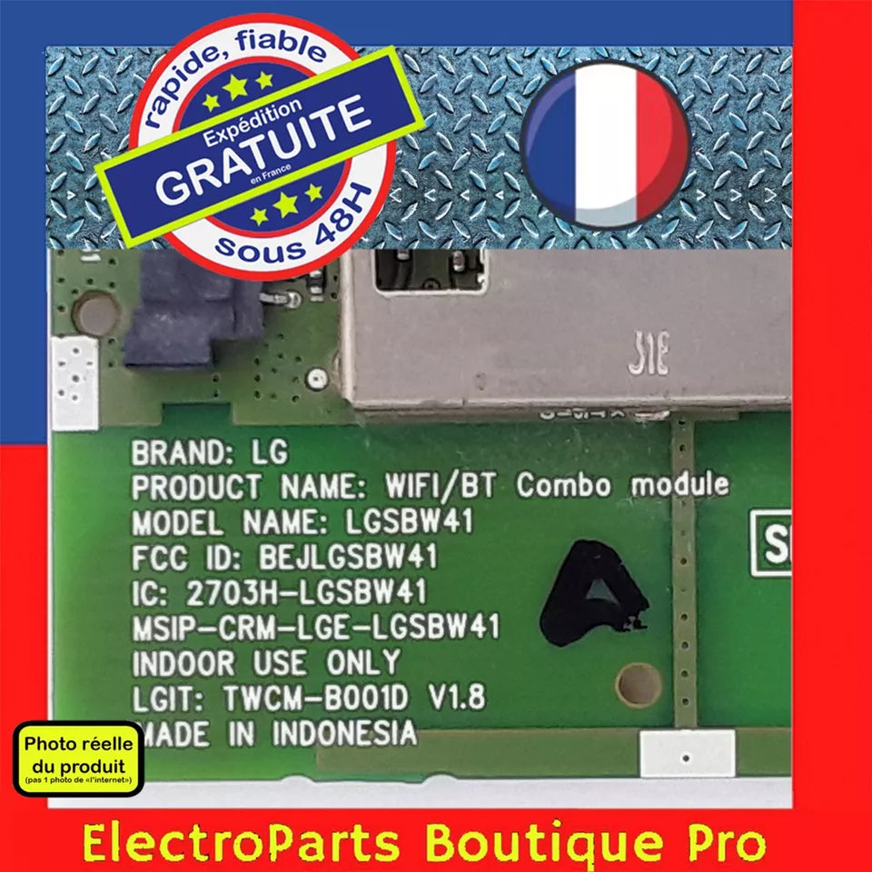 Module wifi LGSBW41 pour télé LG 55EG9A7V