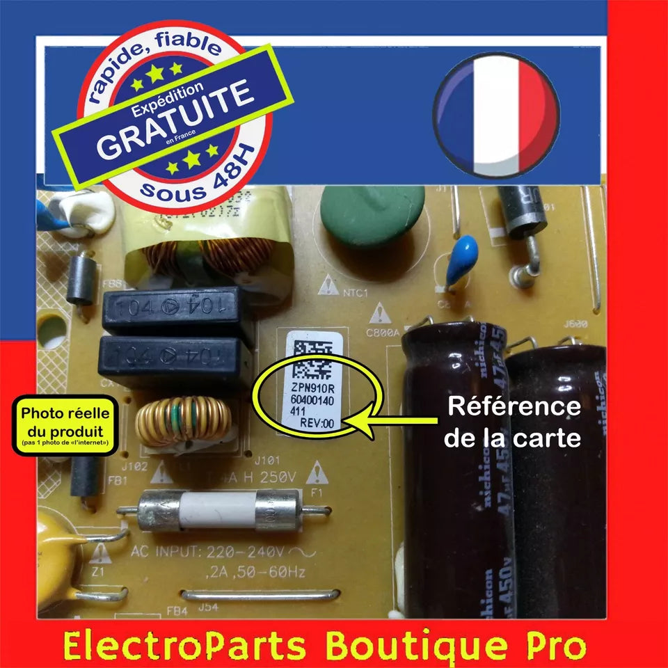 Carte d'alimentation DELTA ZPN910R pour télé GRUNDIG 