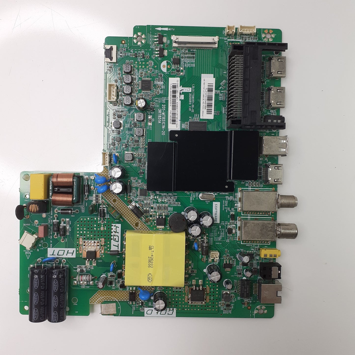 Carte principale combinée 02-SMRT2851-TA01  201-MT851C1N-20 3RT851A pour Télé ESSENTIEL B 43UHDA8000