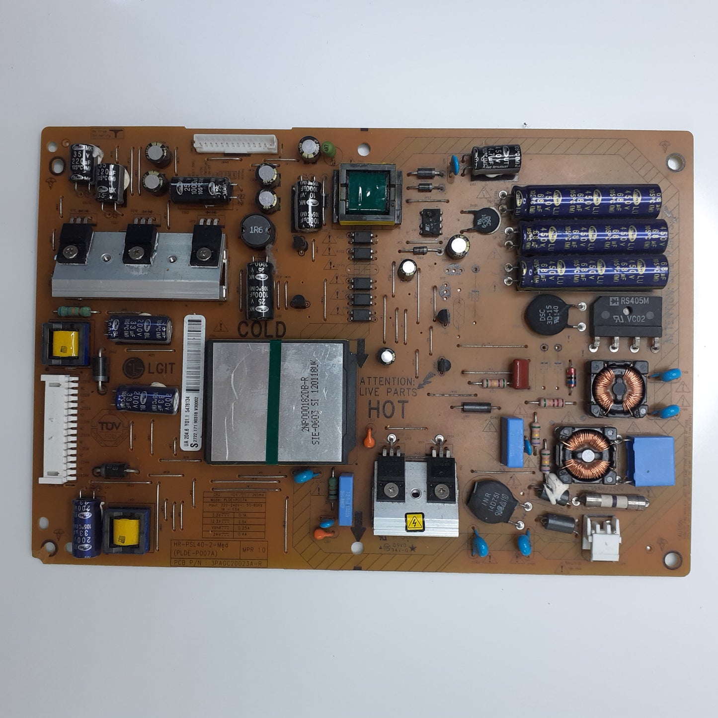 CARTE D'ALIMENTATION 272217190318 V30002 / PLDE-P007A pour Télé PHILIPS 
