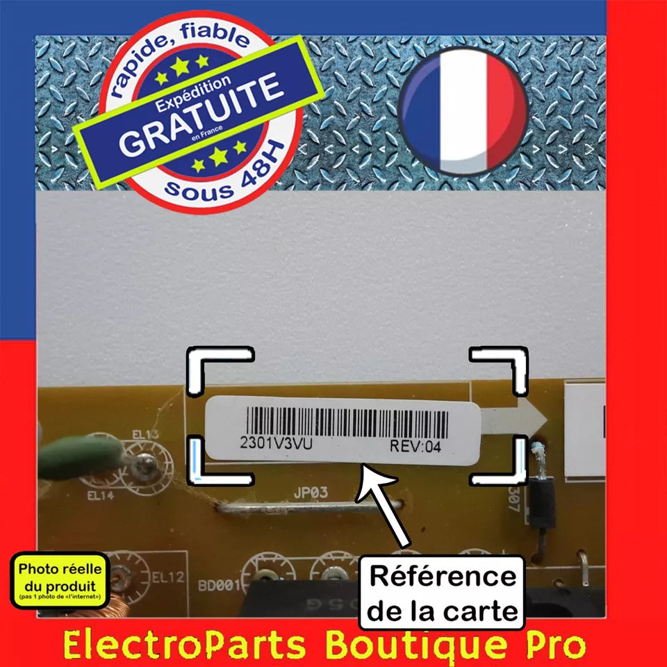 Carte d'alimentation LITEON 2301V2VU REV:04 pour télé TOSHIBA  32EL934G