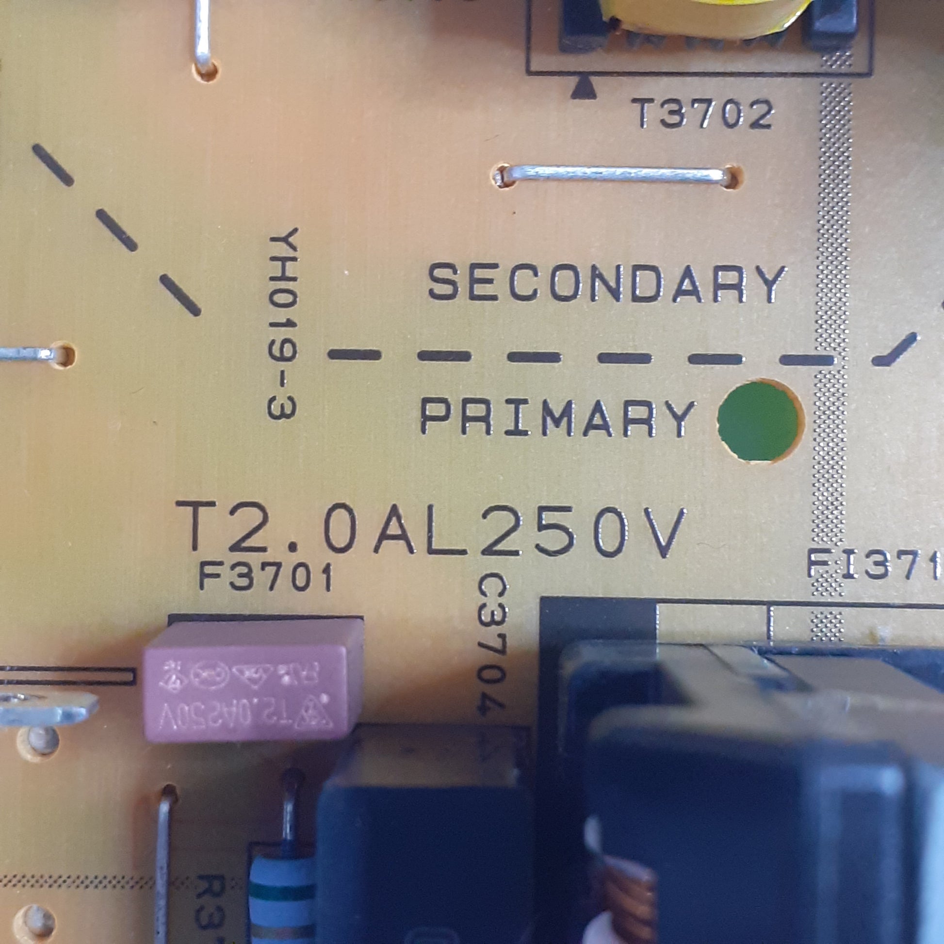 CARTE D'ALIMENTATION  pour ampli YAMAHA RX-A850