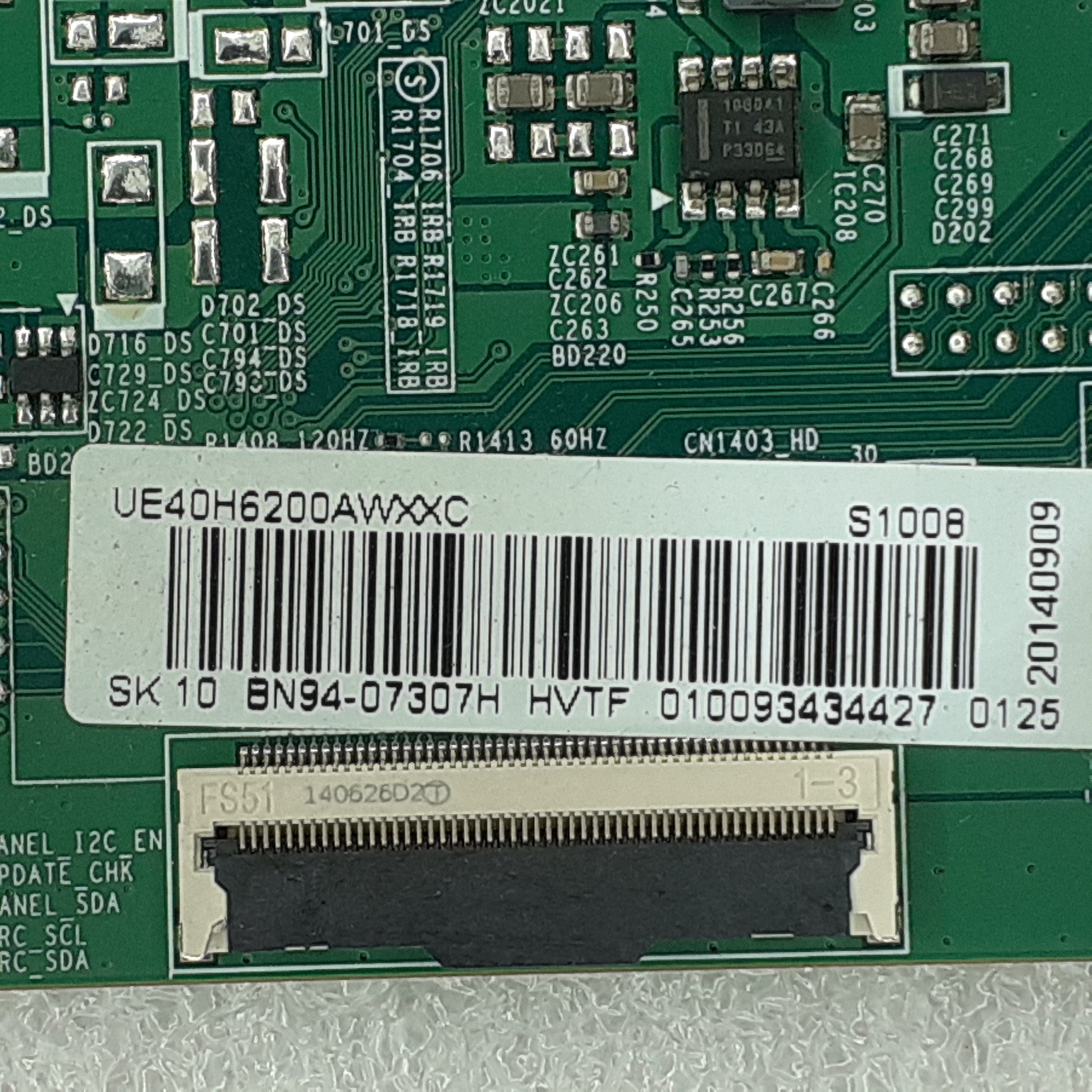 CARTE PRINCIPALE BN94-07307H pour Télé SAMSUNG UE40H6200AW