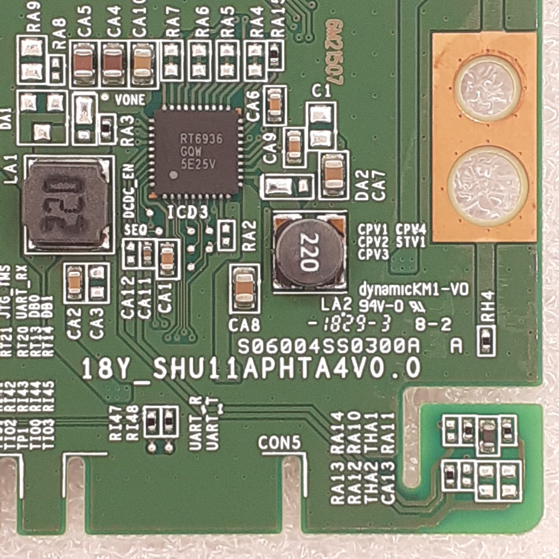 CARTE T-CON 18Y_SHU11APHTA4V0.0 / LMY650FN01-A pour Télé SONY KD-65XF7096