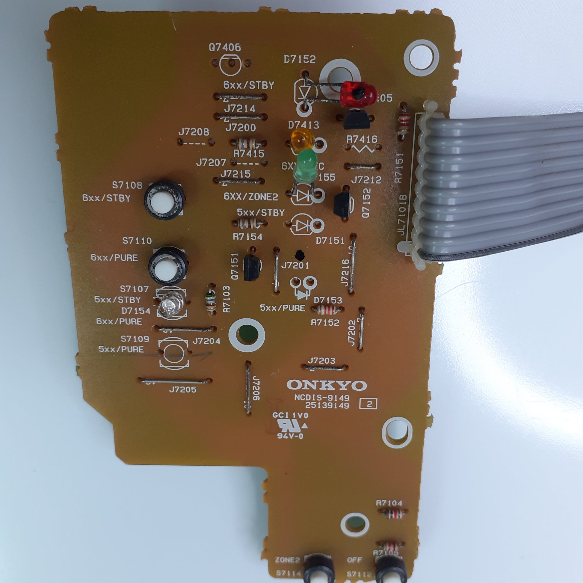 CARTE DE COMMANDE NCDIS-9148 / NCDIS-9149 pour platine CD ONKYO TX-SR605