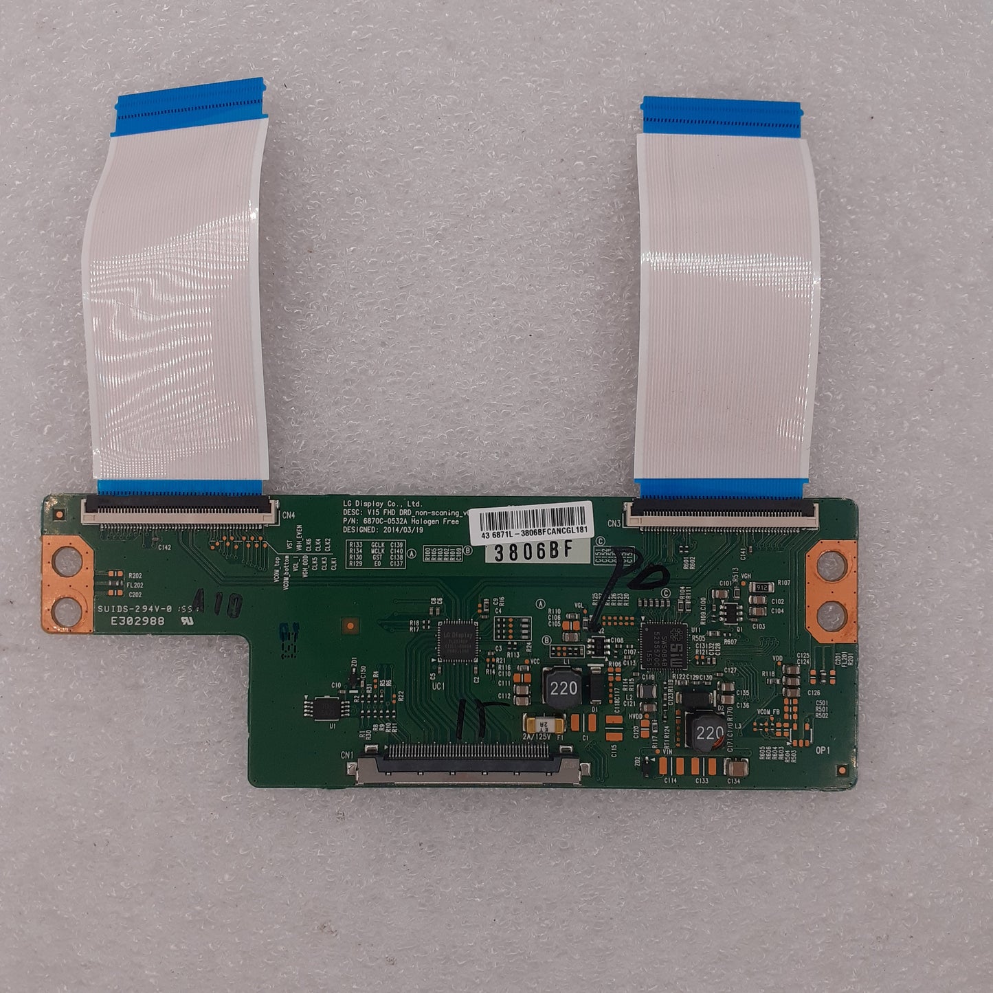 CARTE T-CON LG 6870c-0532A pour Télé BRANDT  BAE43F5SN