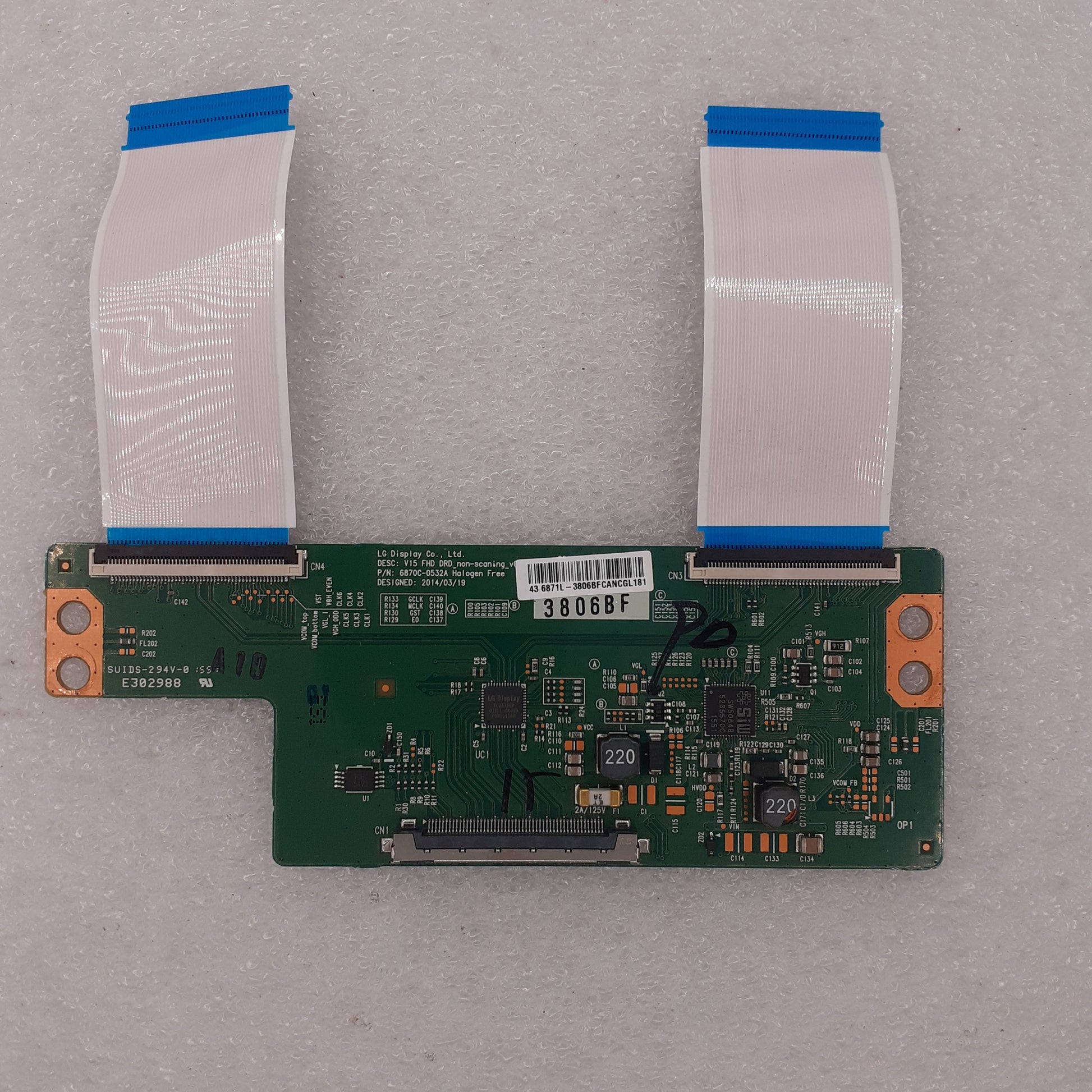 CARTE T-CON LG 6870c-0532A pour Télé BRANDT  BAE43F5SN