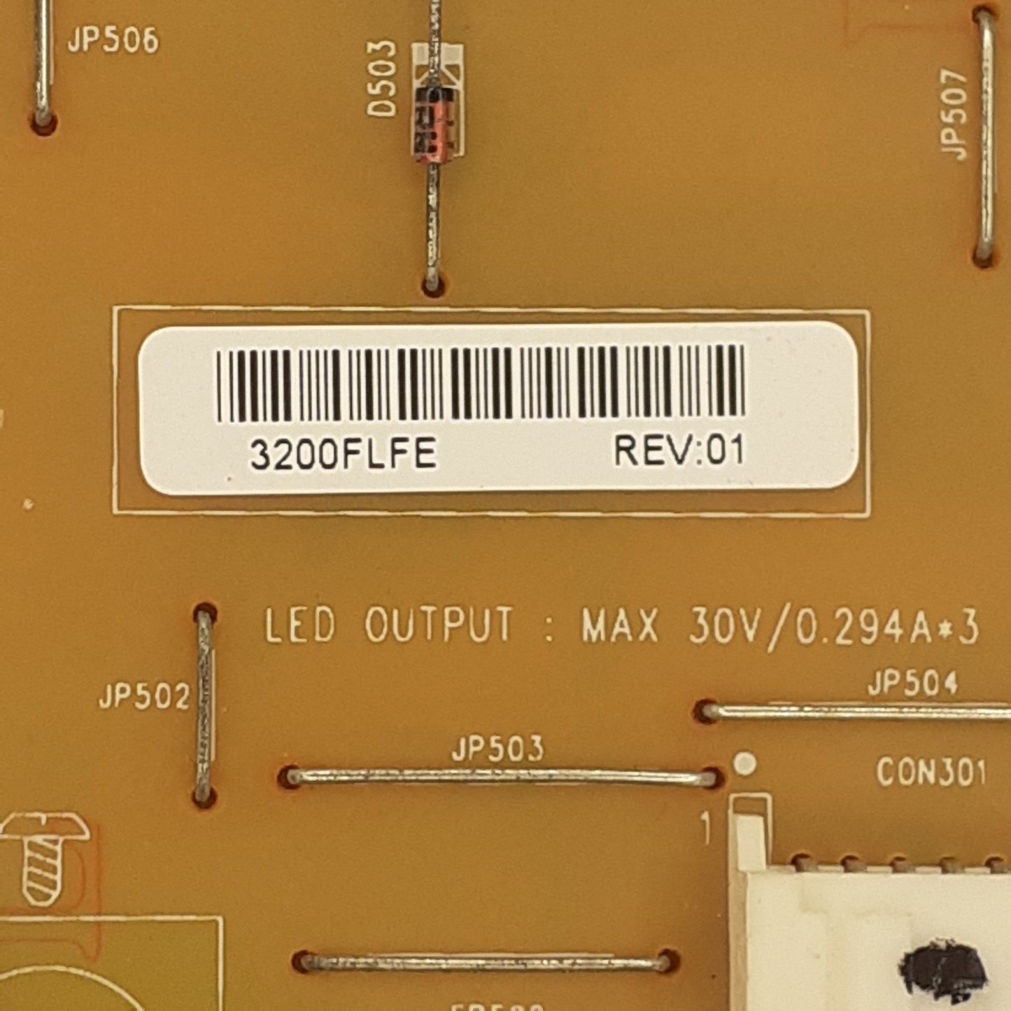 CARTE D'ALIMENTATION 3200FLFE rev:01  /  UE-3790-01UN-LF pour Télé TOSHIBA 