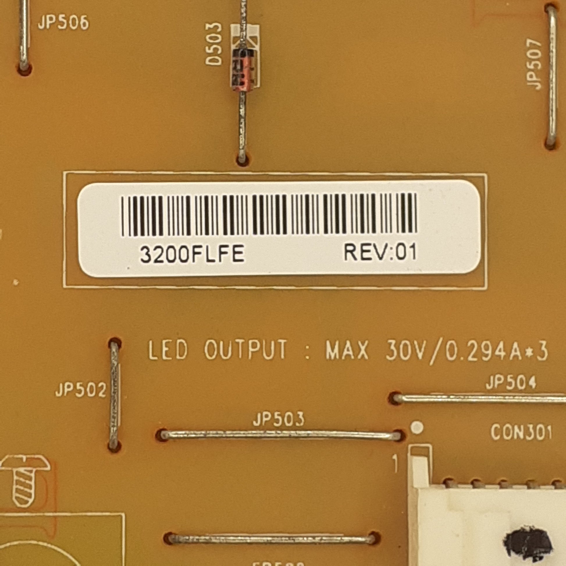 CARTE D'ALIMENTATION 3200FLFE rev:01  /  UE-3790-01UN-LF pour Télé TOSHIBA 