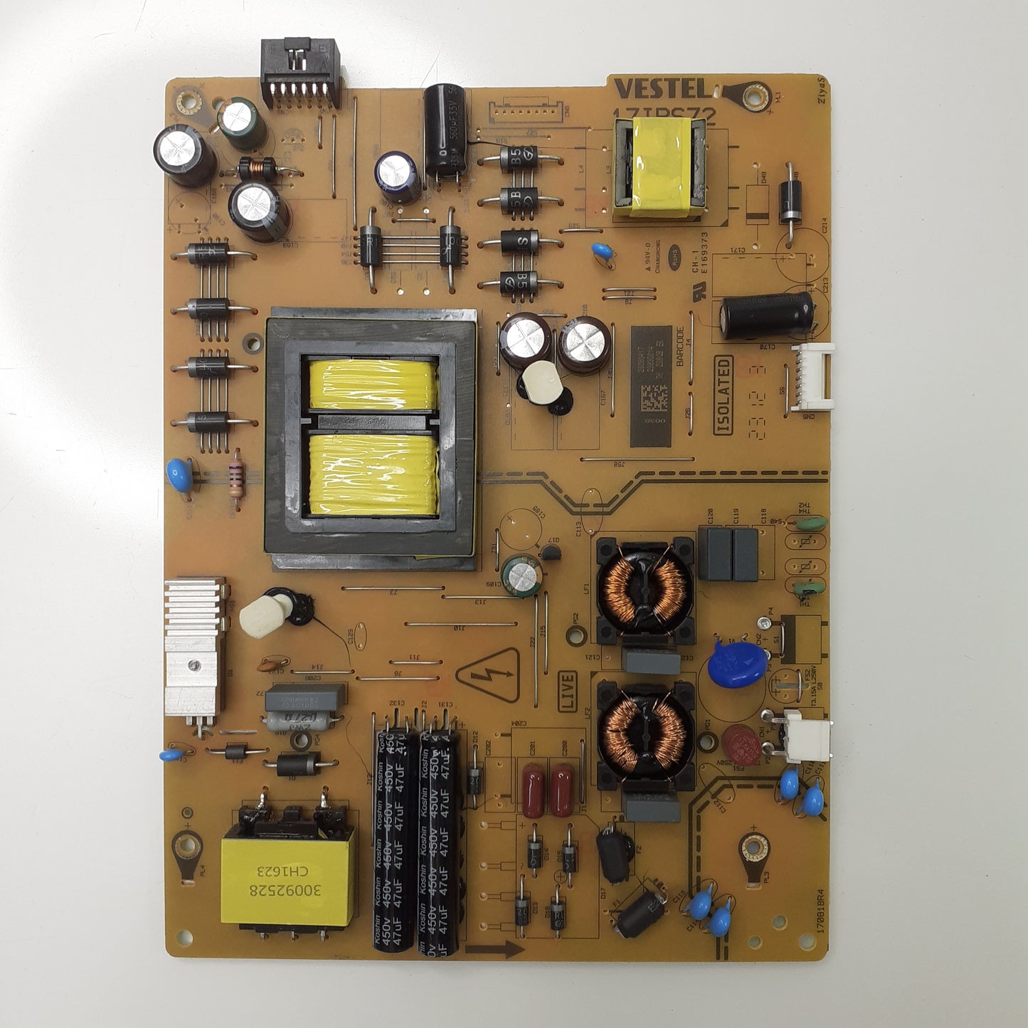 CARTE D'ALIMENTATION VESTEL 23830614 pour Télé TOSHIBA  50UA3E63DG