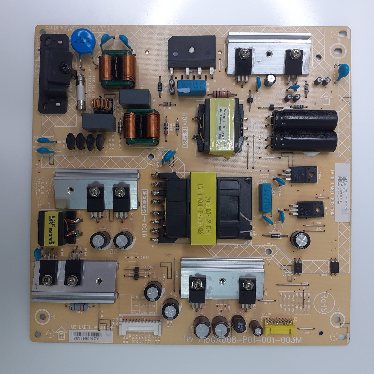 CARTE D'ALIMENTATION (X)PLTVKY301XAG3 - A2106848393 pour Télé PANASONIC  TX-50JX710
