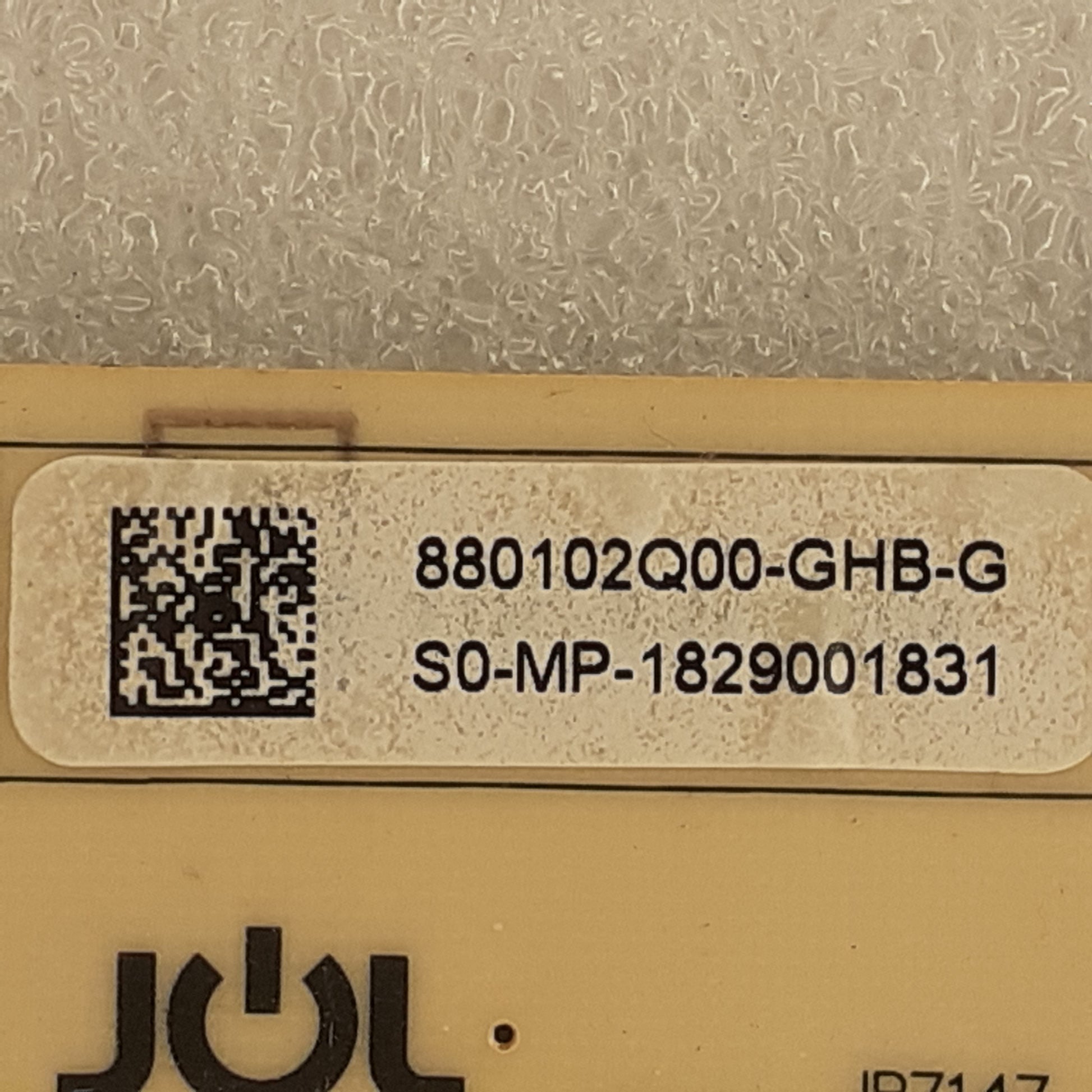 CARTE D'ALIMENTATION JSL16203-002 / 880102Q00-GHB-G pour Télé SHARP  LC-60UI9362E