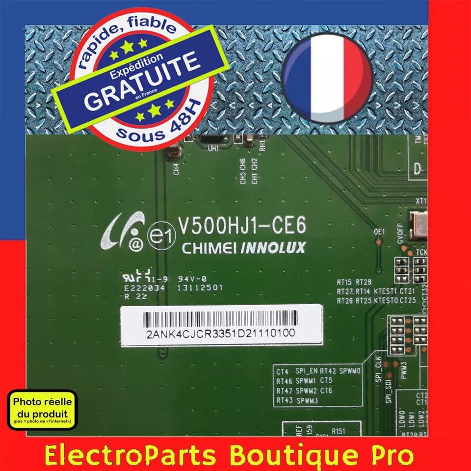 Carte T-CON CHIMEI V500HJ1-CE6  pour télé GRUNDIG 50 VLE 9330 BL