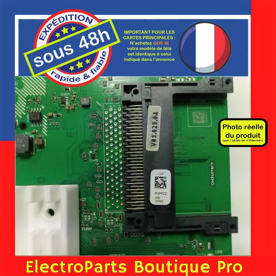 Carte principale  ZGF190R-5 pour télé GRUNDIG 65VLE7730