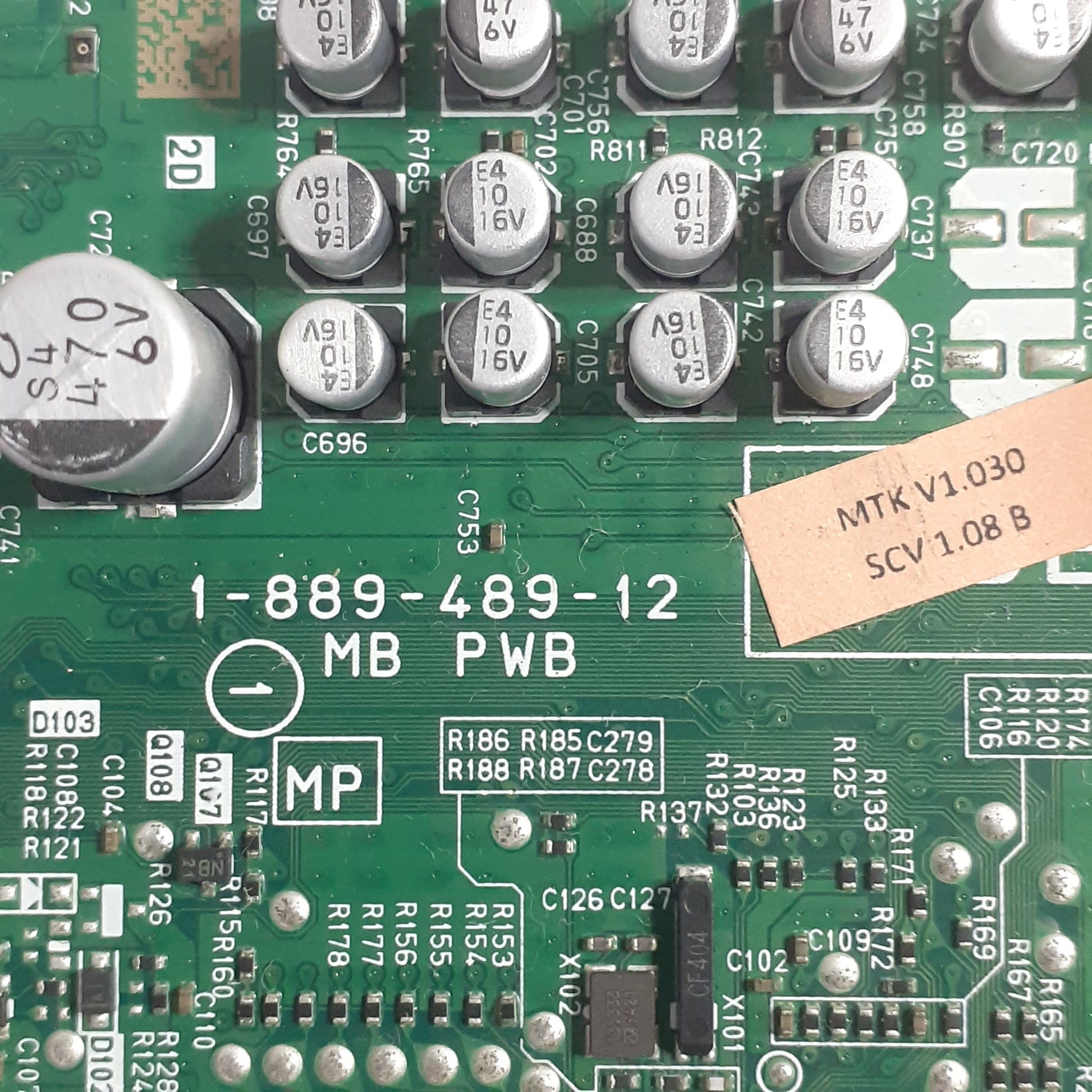 CARTE PRINCIPALE 1-889-489-12 pour ampli SONY HCD-SHAKE33