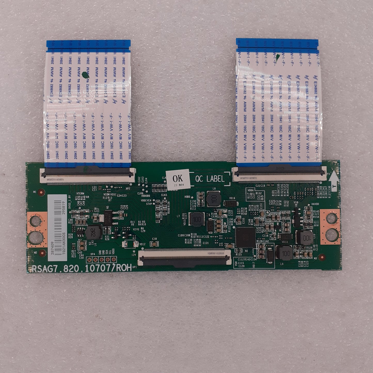 CARTE T-CON TG21AN30CS RSAG7.820.10707/ROH pour Télé HISENSE  75A7GQ