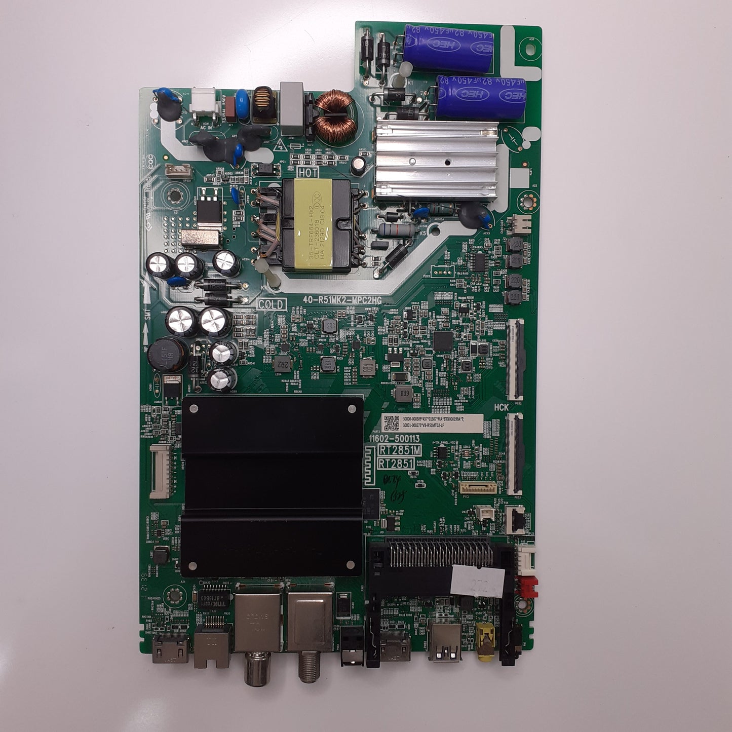 CARTE PRINCIPALE 40-R51MK2-MPC2HG / 30800-000309 pour Télé TCL  43P725