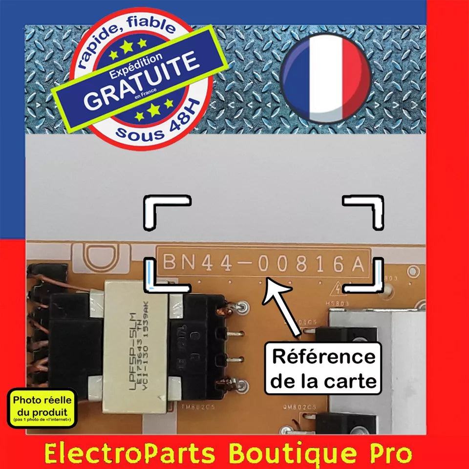 Carte d'alimentation BN44-00816A pour télé SAMSUNG UE55JS900