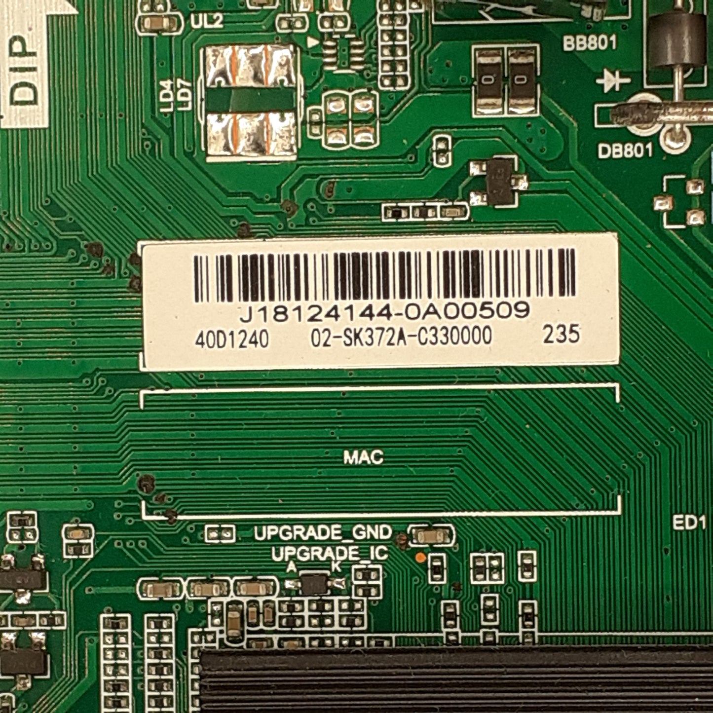 Carte principale combinée 02-SK372A-C330000 / TPD.NT72563.PB781 pour Télé STRONG  SRT 40FB5203
