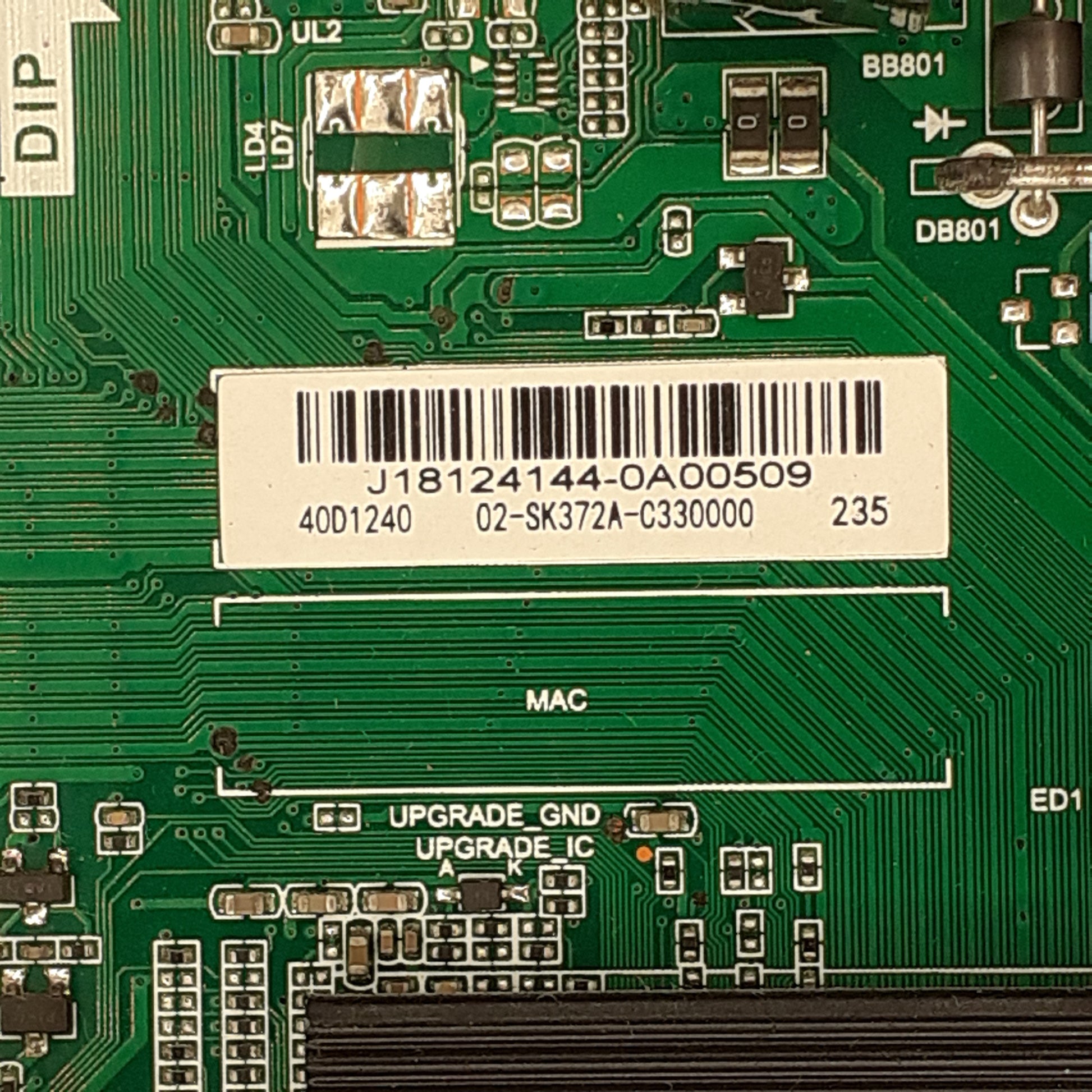 Carte principale combinée 02-SK372A-C330000 / TPD.NT72563.PB781 pour Télé STRONG  SRT 40FB5203