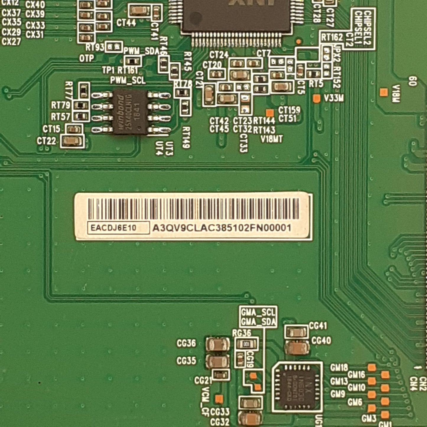 CARTE T-CON INNOLUX EACDJ6E10 pour Télé HAIER LDU50H350s