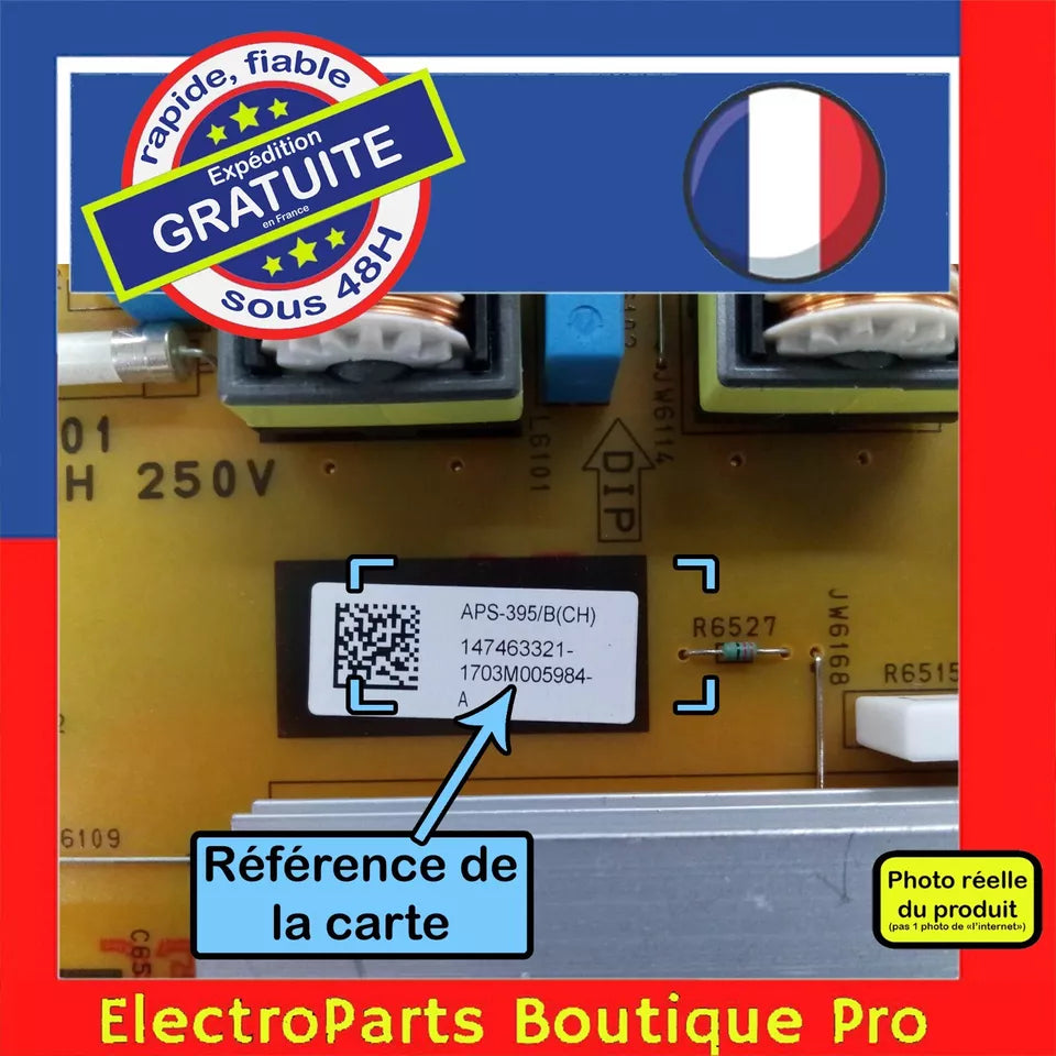 Carte d'alimentation 147463321 pour télé PHILIPS KD-49XD7005