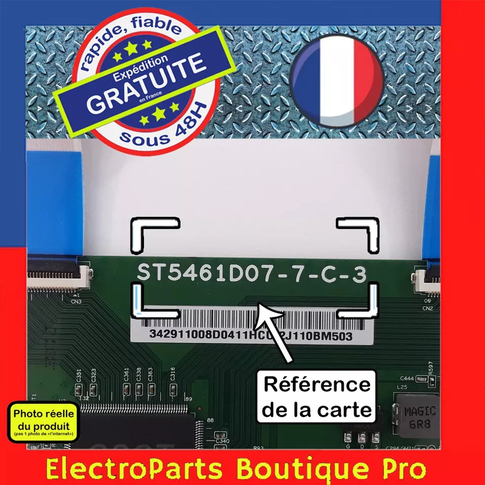 Carte T-CON  ST5461D07-7-C-3 pour télé FPS  55A7000