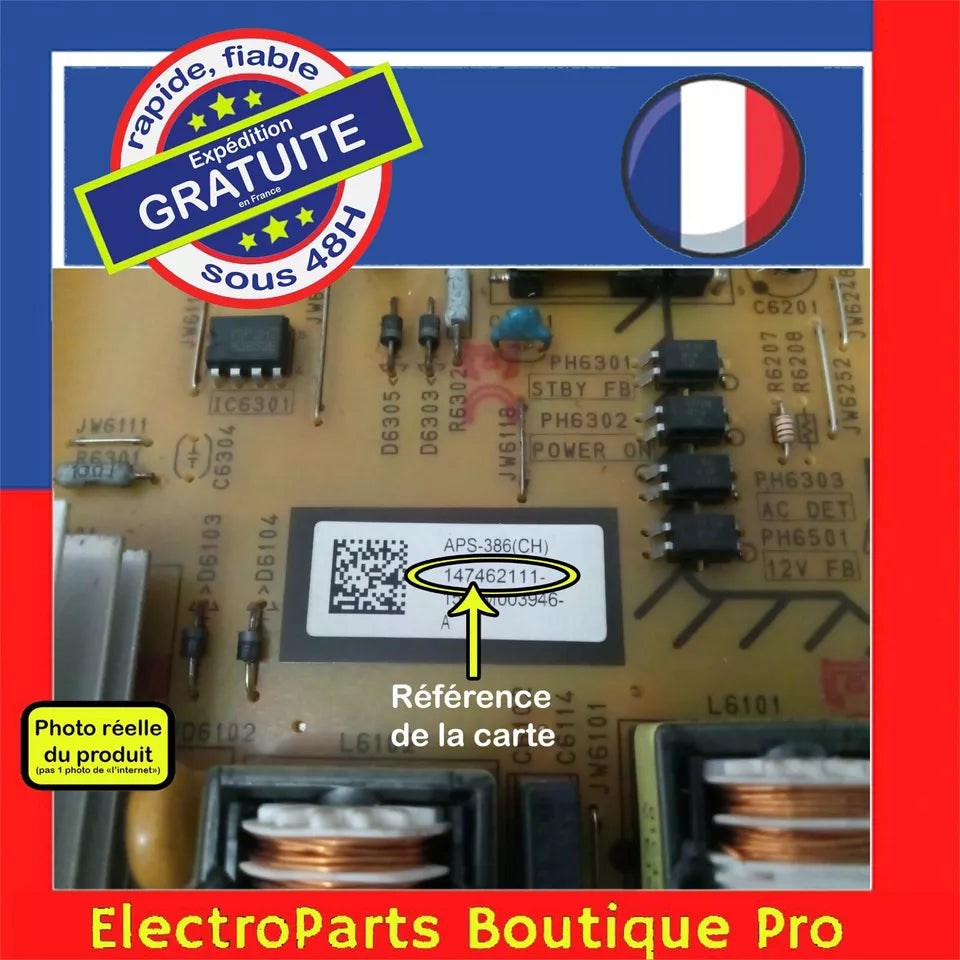 Carte d'alimentation 147462111 pour télé SONY KD-49X8309C