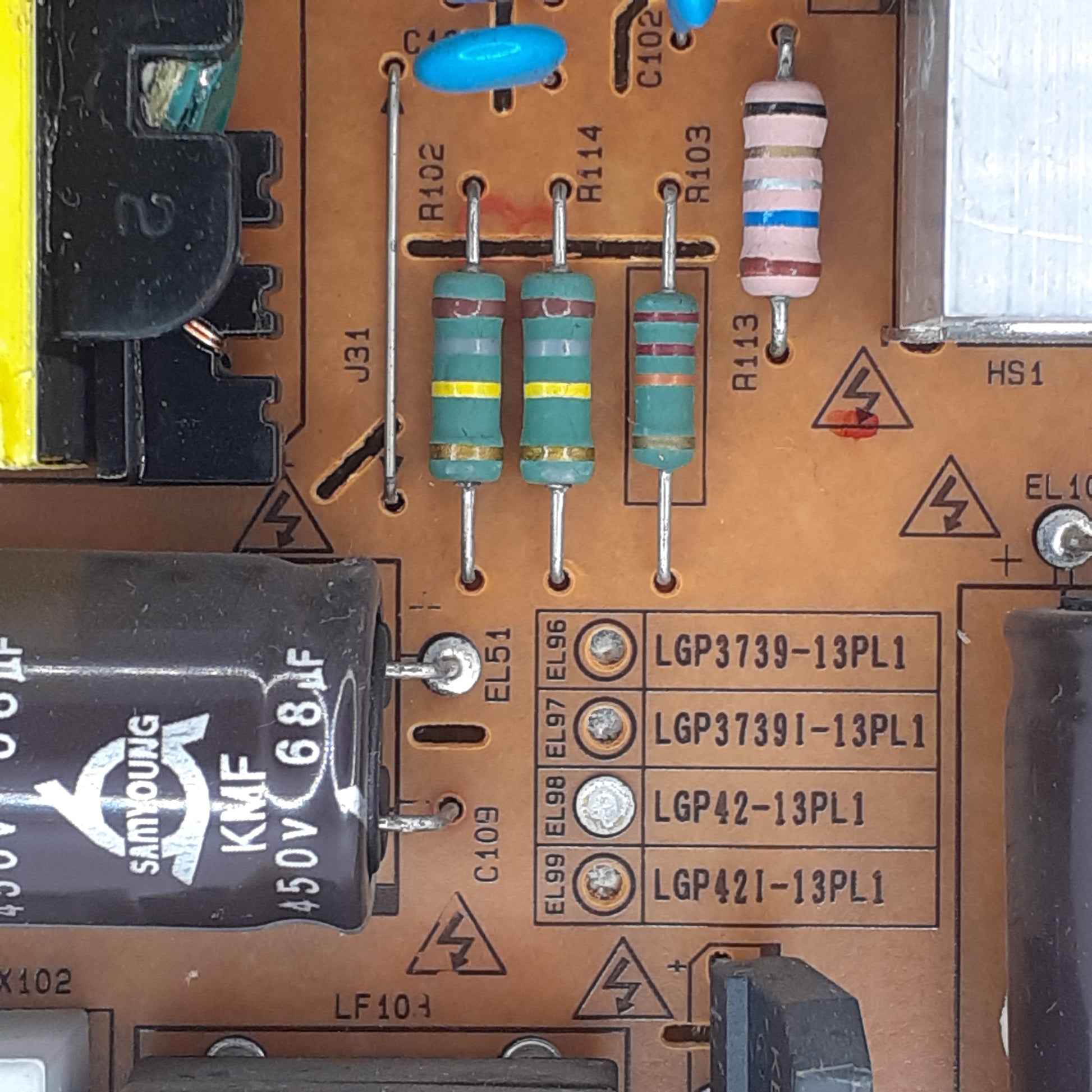 CARTE D'ALIMENTATION LGP42-13PL1 pour Télé LG 42LN575S