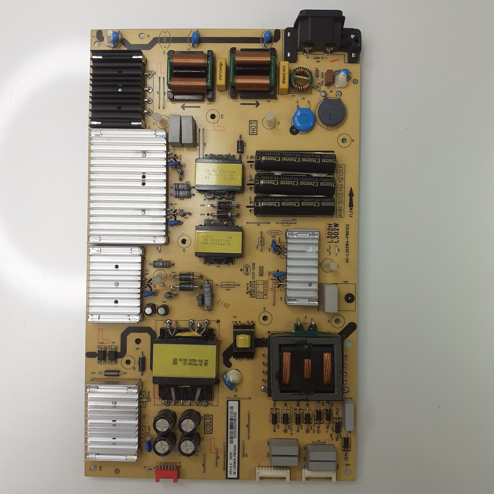 CARTE D'ALIMENTATION 08-ML302WD8-PW200AA pour Télé TCL  65C715