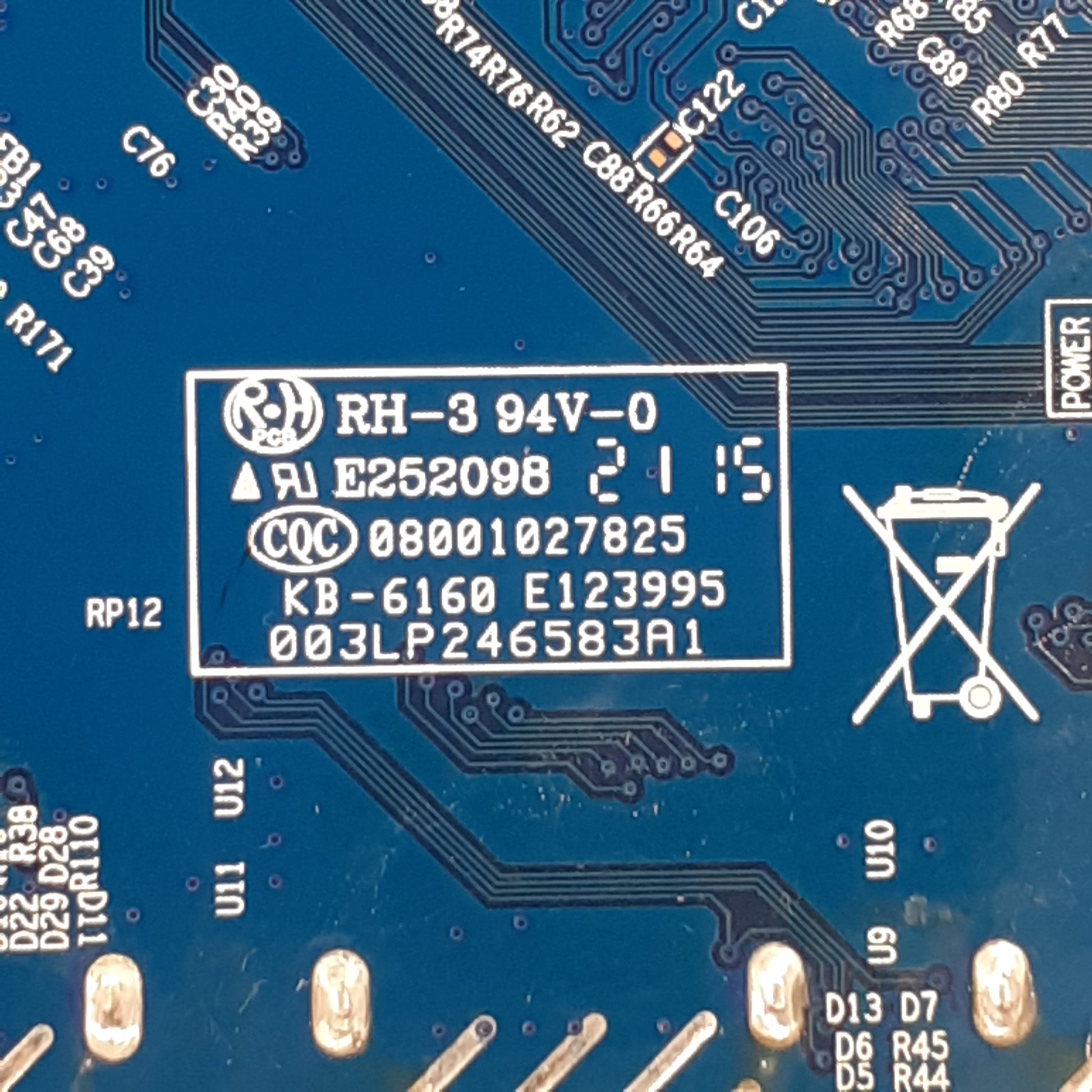 CARTE PRINCIPALE CV6886H-C pour Télé FPS FPSTVEL50LUHD
