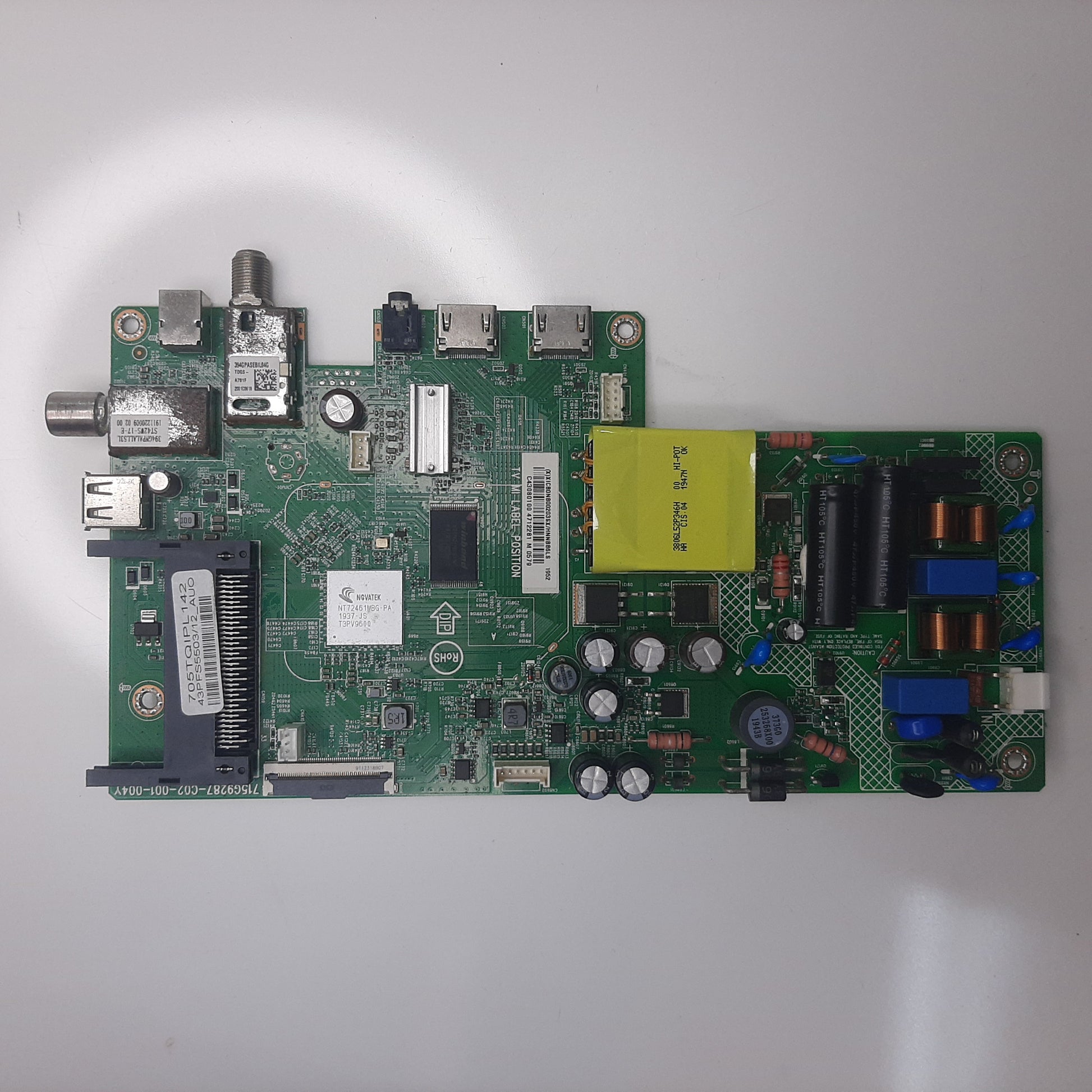 Carte principale combinée 705TQIPL142 pour Télé PHILIPS 43PFS5503/12