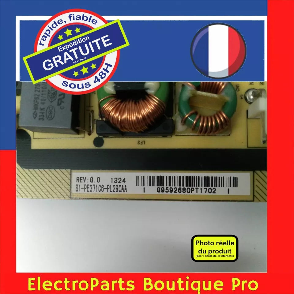 Carte d'alimentation 81-PE371C6-PL290AA pour télé THOMSON 39FU5553