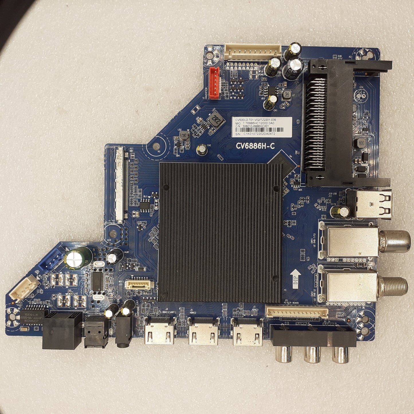 CARTE PRINCIPALE CV500U2-T01 / CV6886H-C pour Télé FPS EL50LUHD